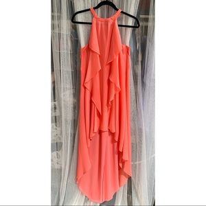 BCBG High Low, chiffon dress